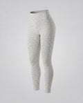 Women's high-waisted textured leggings with butt ruching-Fashion Glam