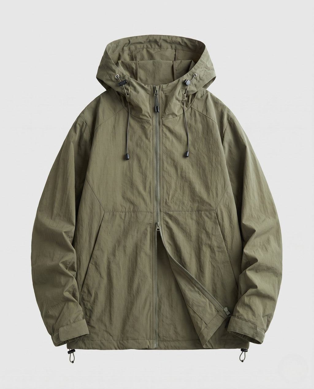 Women's lightweight and functional rain jacket with adjustable hood Fashion Glam-Fashion Glam