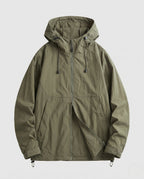 Women's lightweight and functional rain jacket with adjustable hood Fashion Glam-Fashion Glam