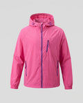 Women's Lightweight Outdoor Jacket with Adjustable Hood Area Fashion Glam-Fashion Glam