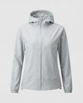 Women's lightweight running and leisure jacket with hood, elastic cuffs, and concealed zip pockets Fashion Glam-Fashion Glam