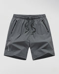 Women's lightweight sports shorts with zip pockets-Fashion Glam