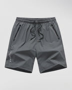 Women's lightweight sports shorts with zip pockets-Fashion Glam