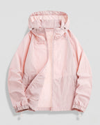 Women's lightweight transitional jacket with practical pockets and hood Fashion Glam-Fashion Glam