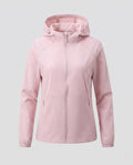 Women's lightweight wind and water-repellent hoodie jacket with mesh lining and ventilation zones Fashion Glam-Fashion Glam