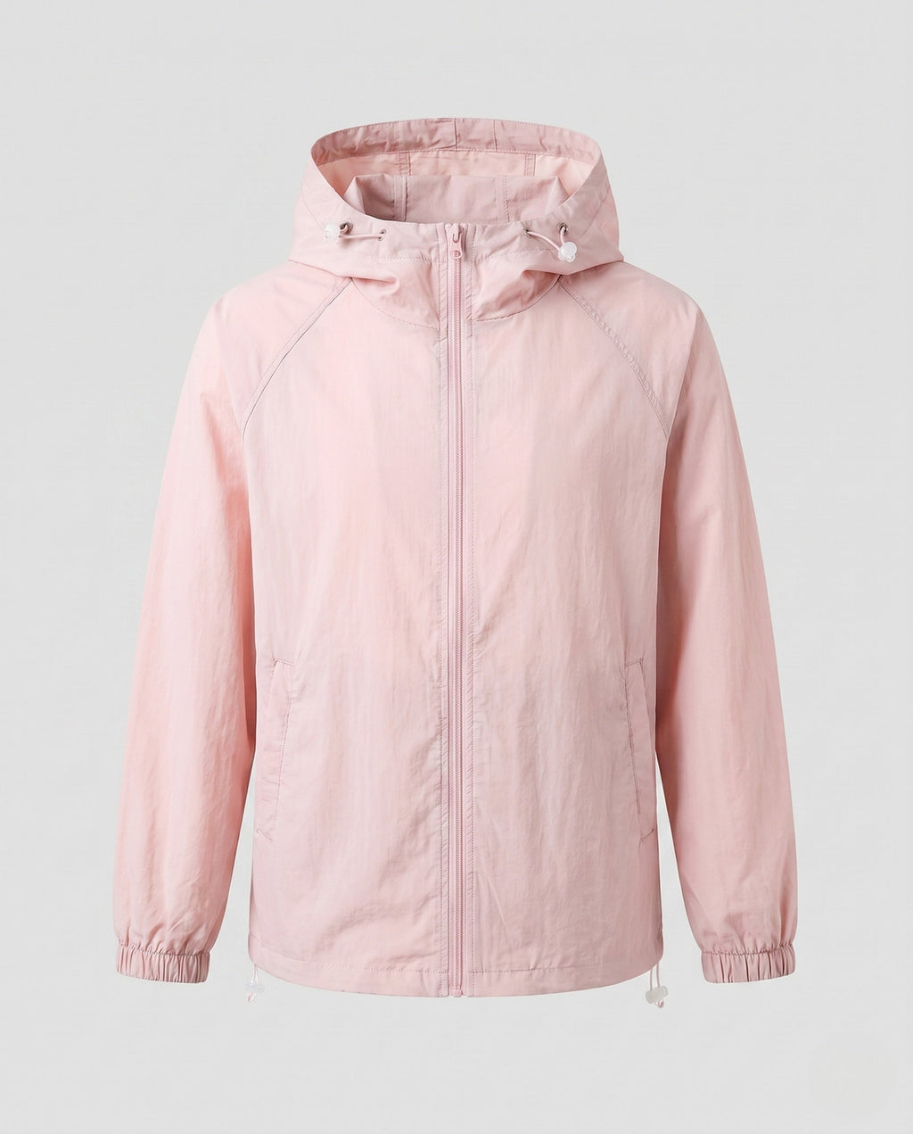 Women's lightweight windbreaker jacket with adjustable hood and elastic cuffs Fashion Glam-Fashion Glam