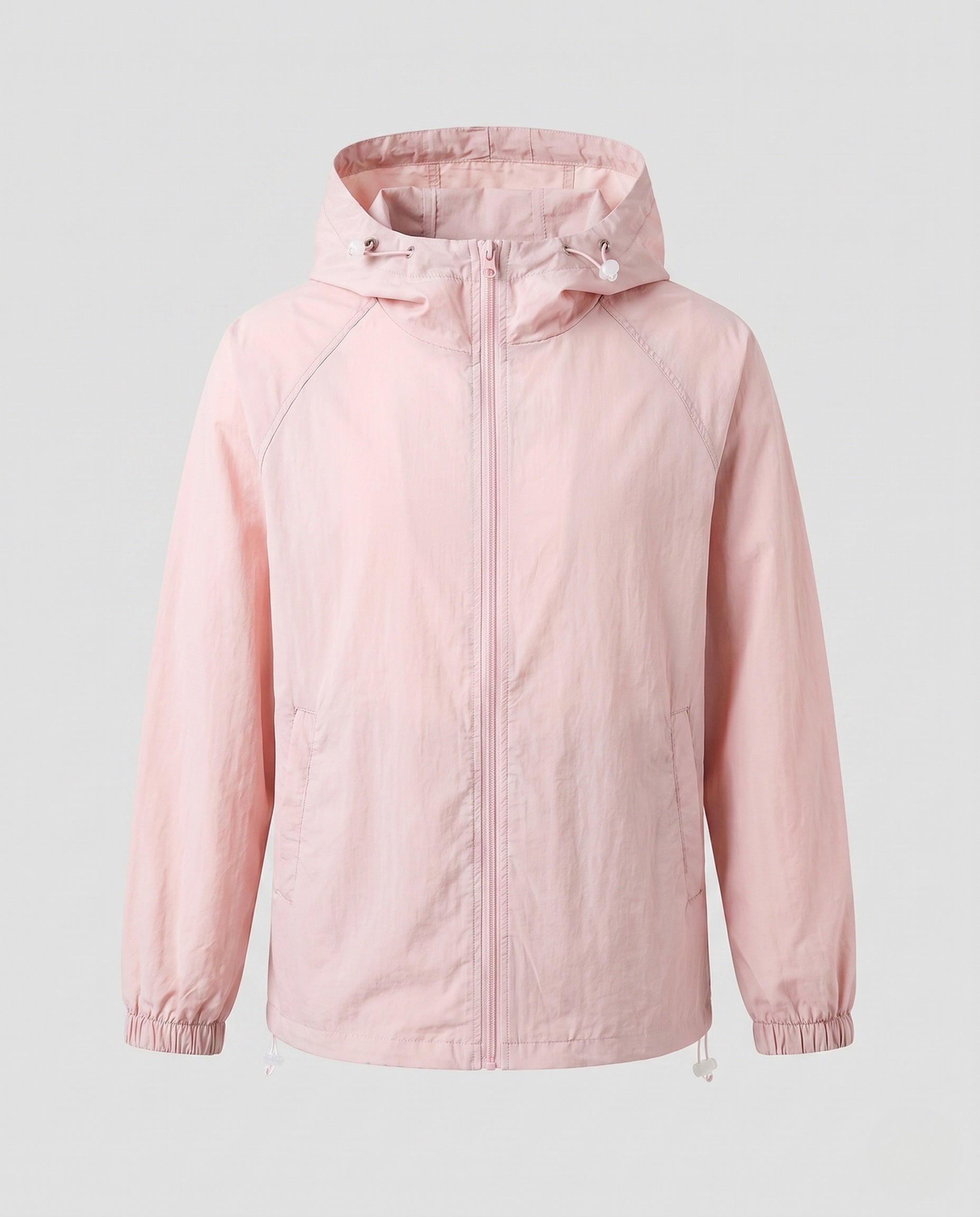 Women's lightweight windbreaker jacket with adjustable hood and elastic cuffs Fashion Glam-Fashion Glam