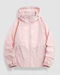 Women's lightweight windbreaker jacket with adjustable waistband Fashion Glam-Fashion Glam