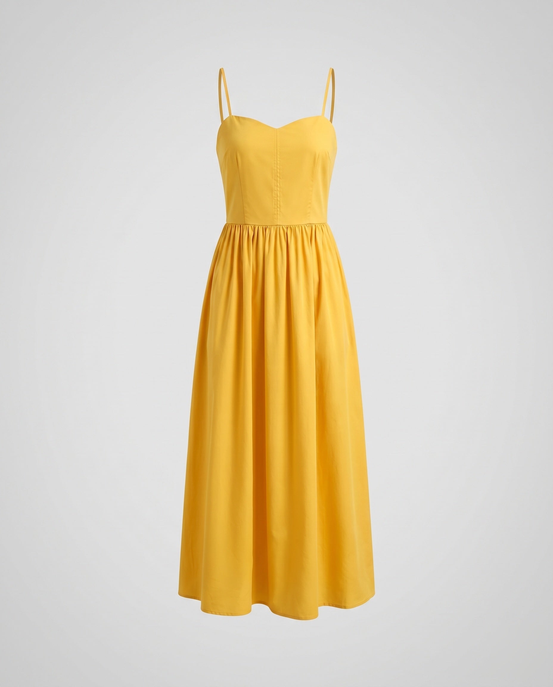 Women's maxi dress with adjustable straps and elastic waistband-Fashion Glam