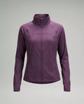 Women's nano lightweight breathable running jacket with stand-up collar and zip pockets Fashion Glam-Fashion Glam