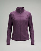 Women's nano lightweight breathable running jacket with stand-up collar and zip pockets Fashion Glam-Fashion Glam