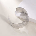 Women's Open Bangle with Elegant Wave Design Fashion Glam-Fashion Glam