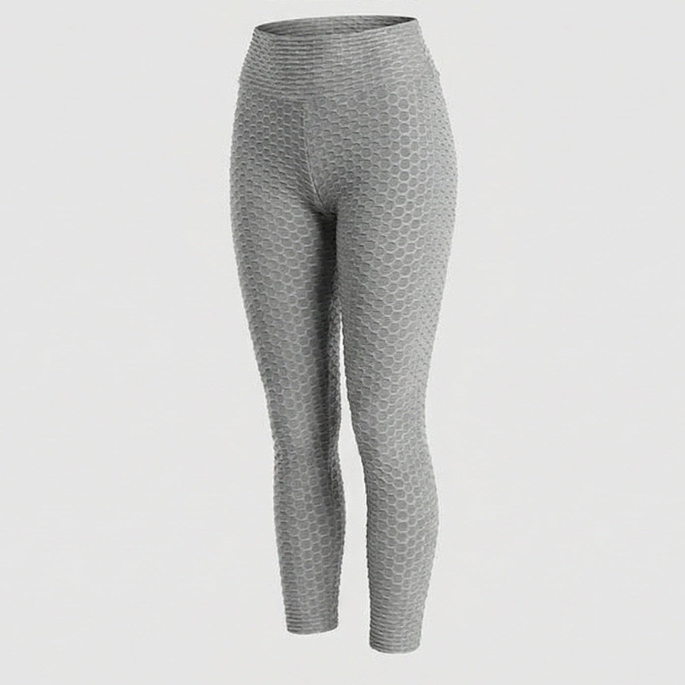 Women's shaping leggings with honeycomb texture-Fashion Glam