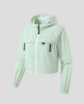 Women's Short Multifunctional Outdoor Jacket with Hood Fashion Glam-Fashion Glam