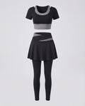 Women's Skirt Leggings Set Sport-Fashion Glam