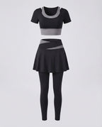 Women's Skirt Leggings Set Sport-Fashion Glam