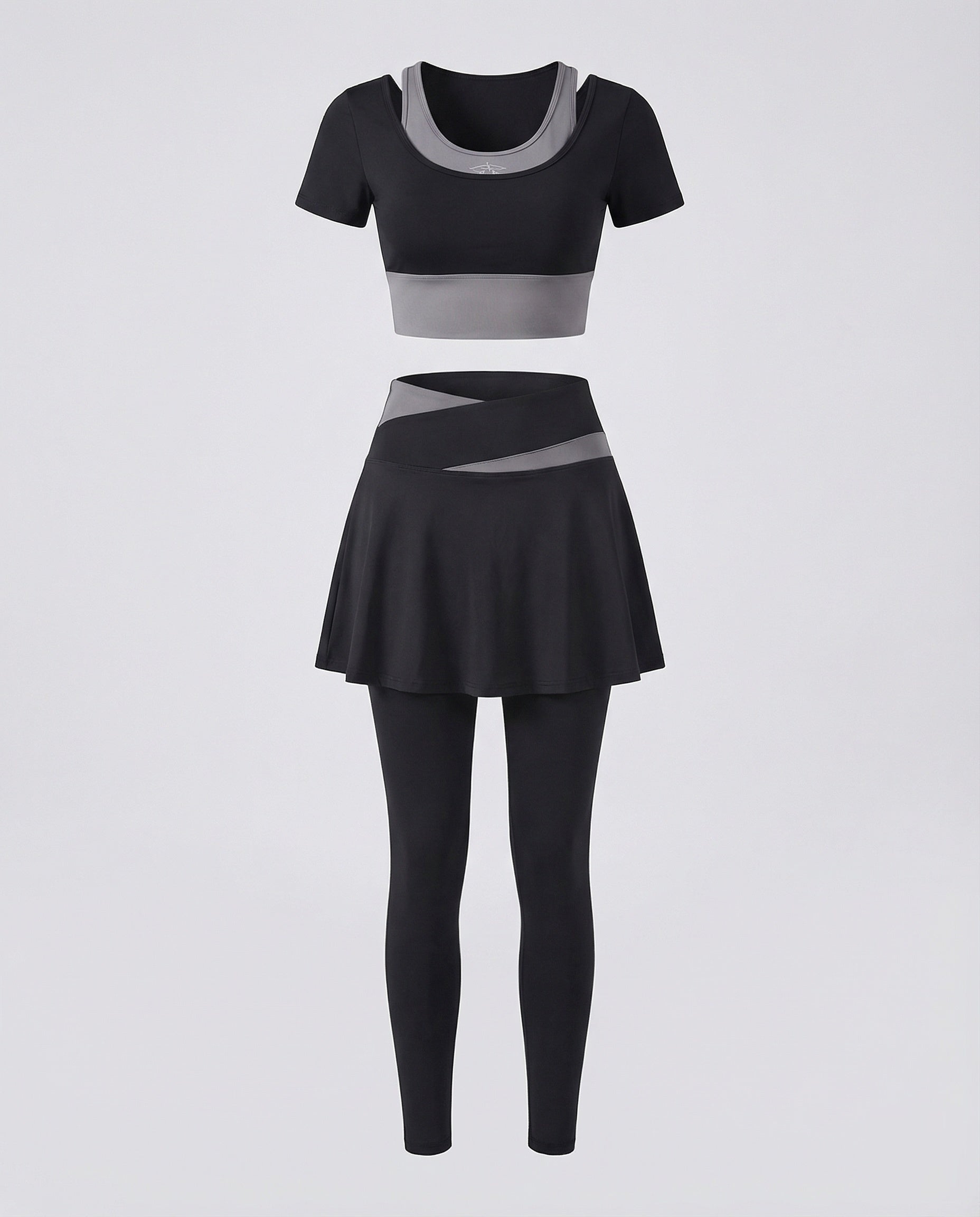 Women's Skirt Leggings Set Sport-Fashion Glam