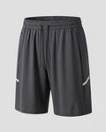 Women's sporty functional shorts with breathable mesh panels-Fashion Glam