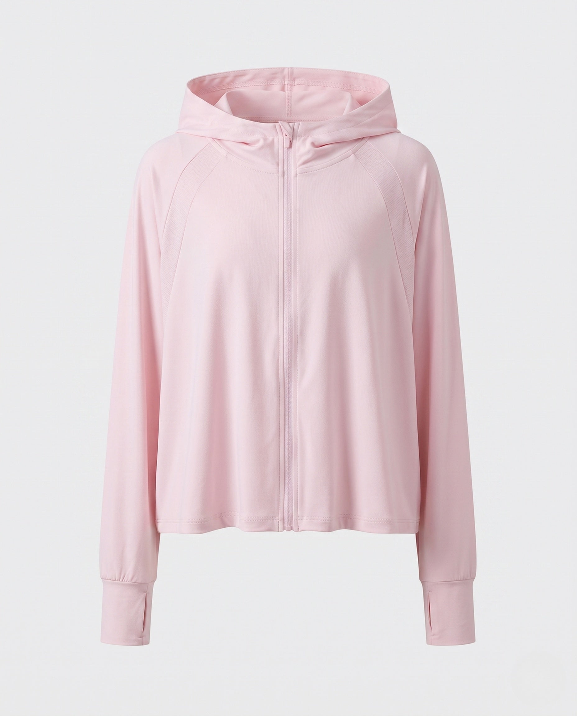 Women's sporty hoodie jacket with long sleeves and relaxed fit Fashion Glam-Fashion Glam