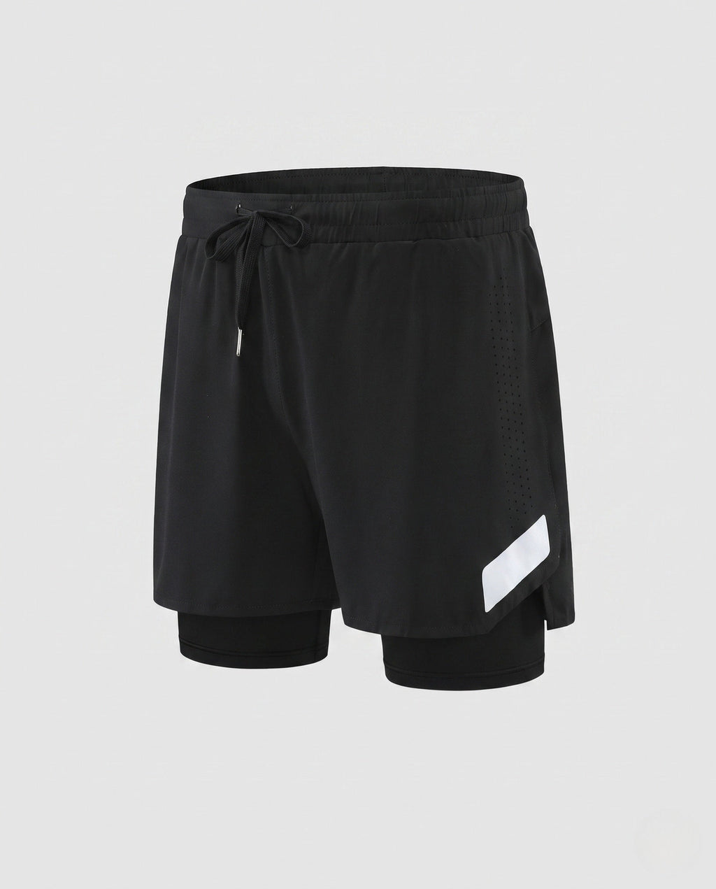 Women's Sporty Running Shorts with Integrated Compression Shorts-Fashion Glam
