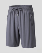 Women's sporty shorts with functional zip pockets-Fashion Glam
