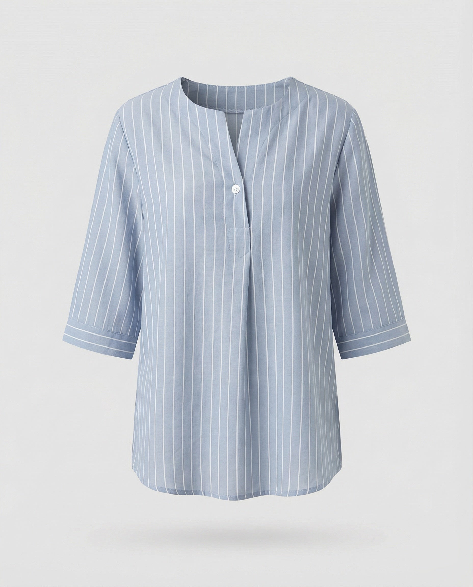 Women's Striped Long Blouse Shirt-Fashion Glam