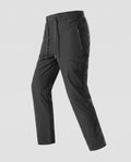 Women’s technical cargo pants with elastic waistband and practical zip pockets-Fashion Glam