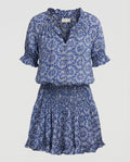 Women's tiered flounce blouse-skirt set-Fashion Glam