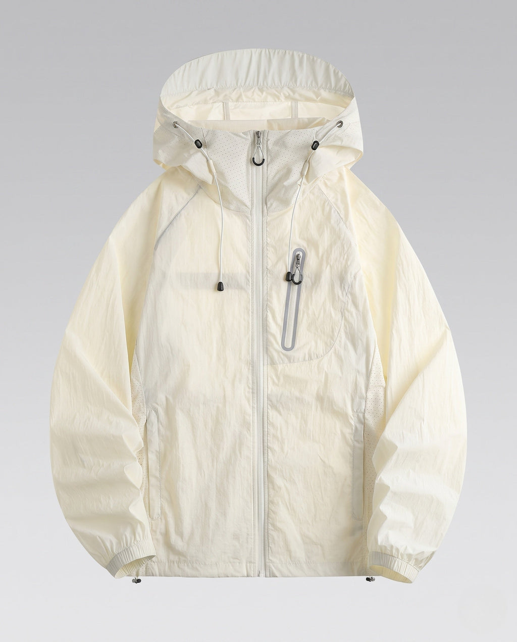 Women's ultra-light functional jacket with adjustable hood collar Fashion Glam-Fashion Glam
