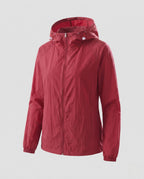 Women's UV protection jacket with breathable material and adjustable hood Fashion Glam-Fashion Glam