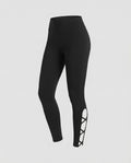 Women's waist-sculpting leggings with strap detail-Fashion Glam