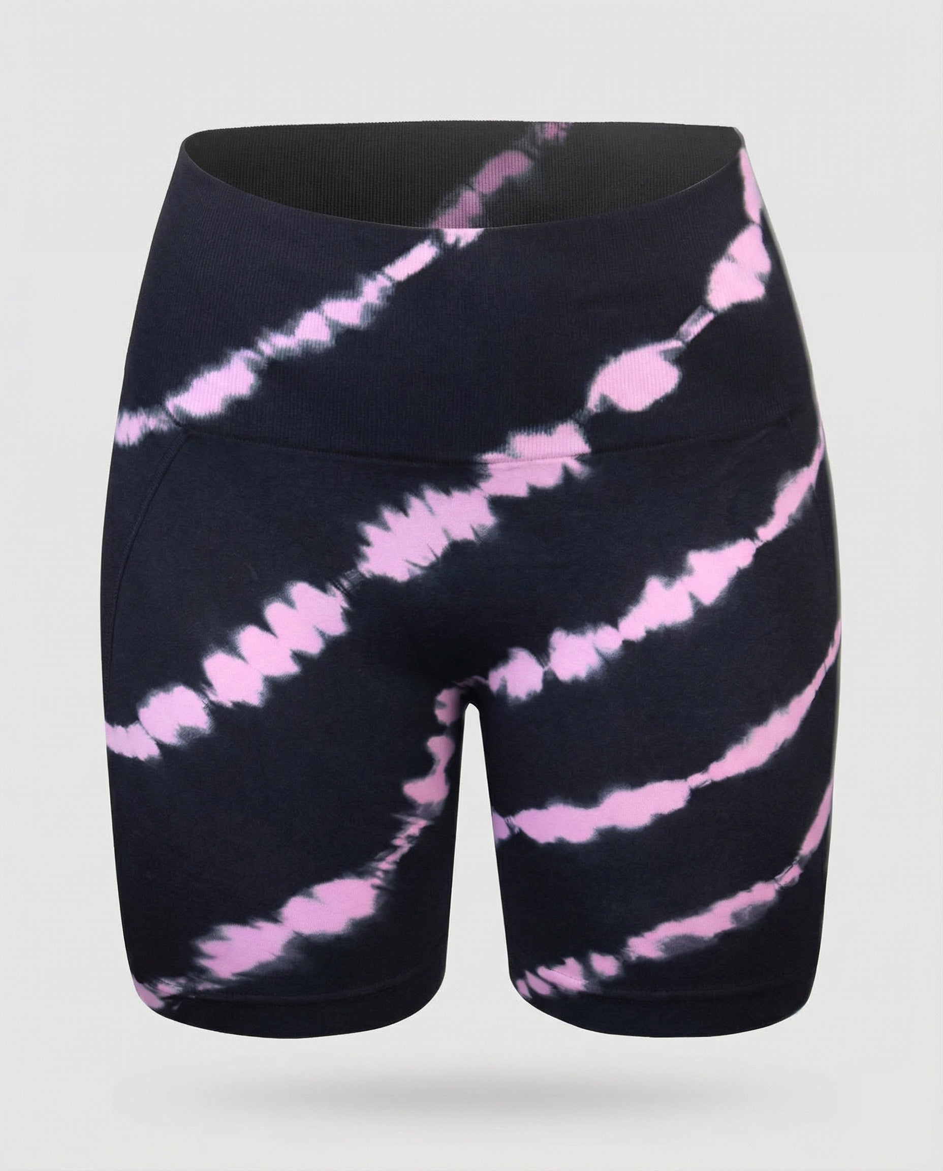 Women's waist-shaping jersey bike leggings-Fashion Glam