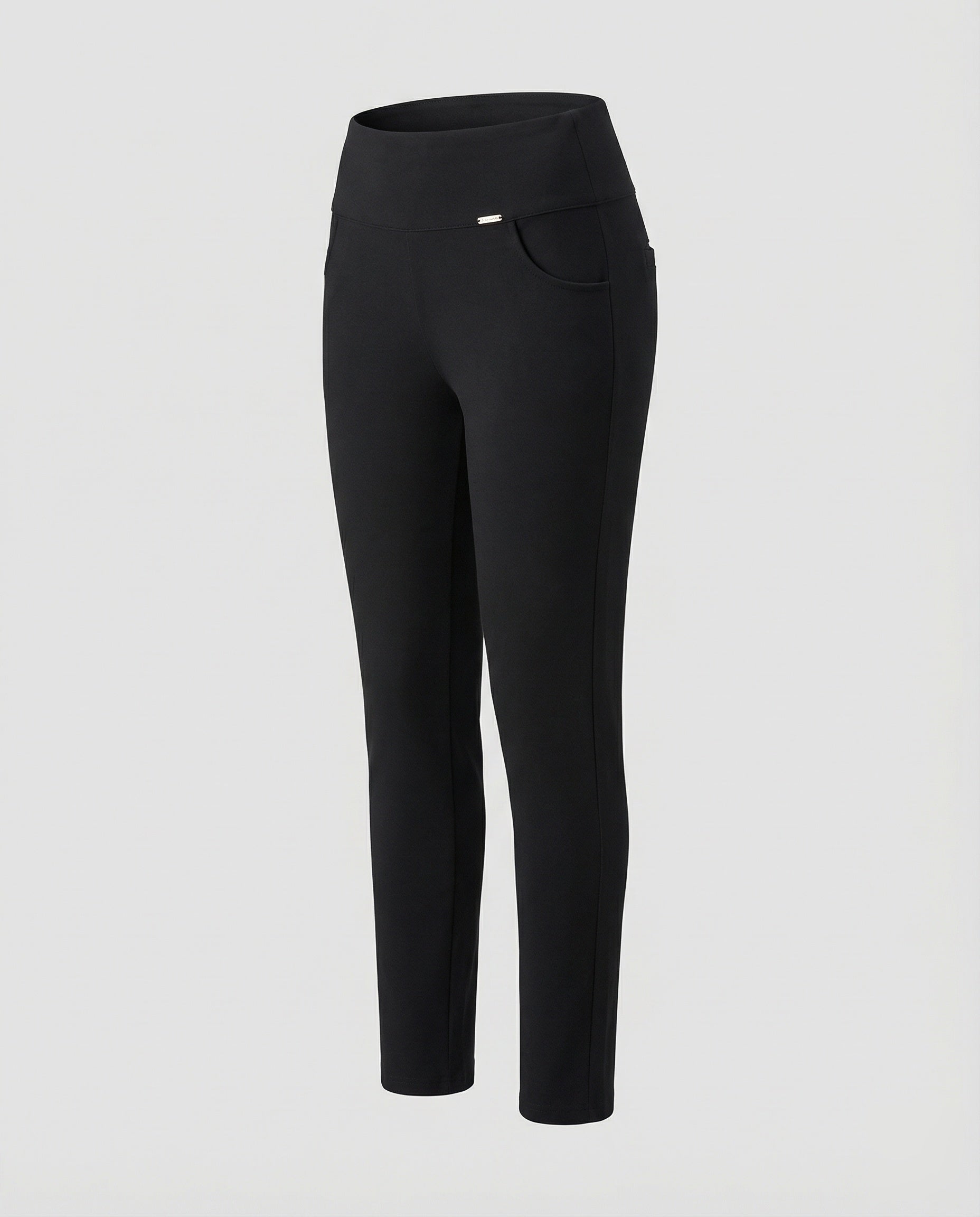 Women's waist-shaping leggings with side pockets-Fashion Glam