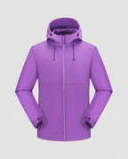 Women's water-repellent functional jacket with adjustable hood Fashion Glam-Fashion Glam