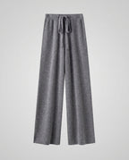 Women's Wide Luxury Trousers Made of Fine Wool-Fashion Glam