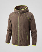 Women's windproof and breathable UV protection jacket with practical hood Fashion Glam-Fashion Glam