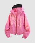 Women's windproof leisure jacket with reflectors Fashion Glam-Fashion Glam