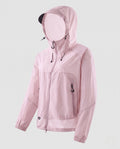 Women's windproof softshell jacket with adjustable hood Fashion Glam-Fashion Glam