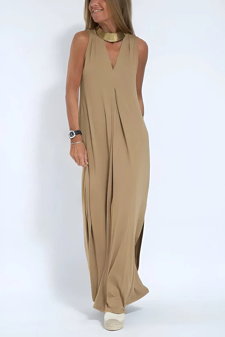 Ellie™ Elegant Long Dress with Cardigan