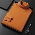 Stylish cashmere turtleneck sweater