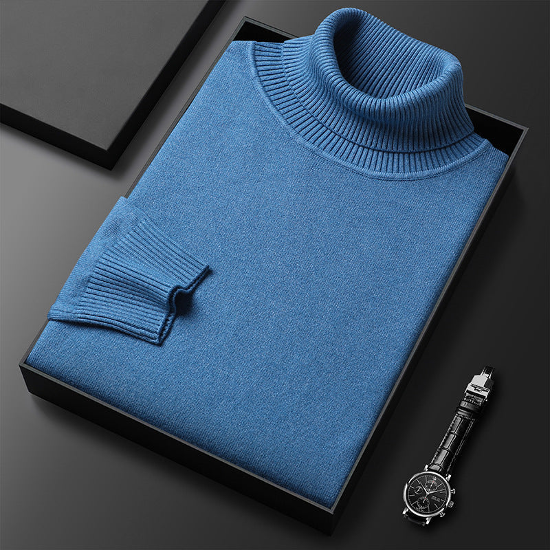 Stylish cashmere turtleneck sweater