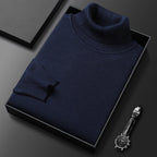 Stylish cashmere turtleneck sweater