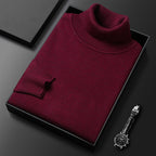 Stylish cashmere turtleneck sweater